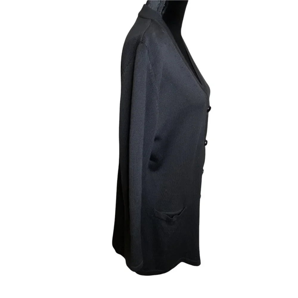 Escada Black Cardigan - Picture 5 of 16